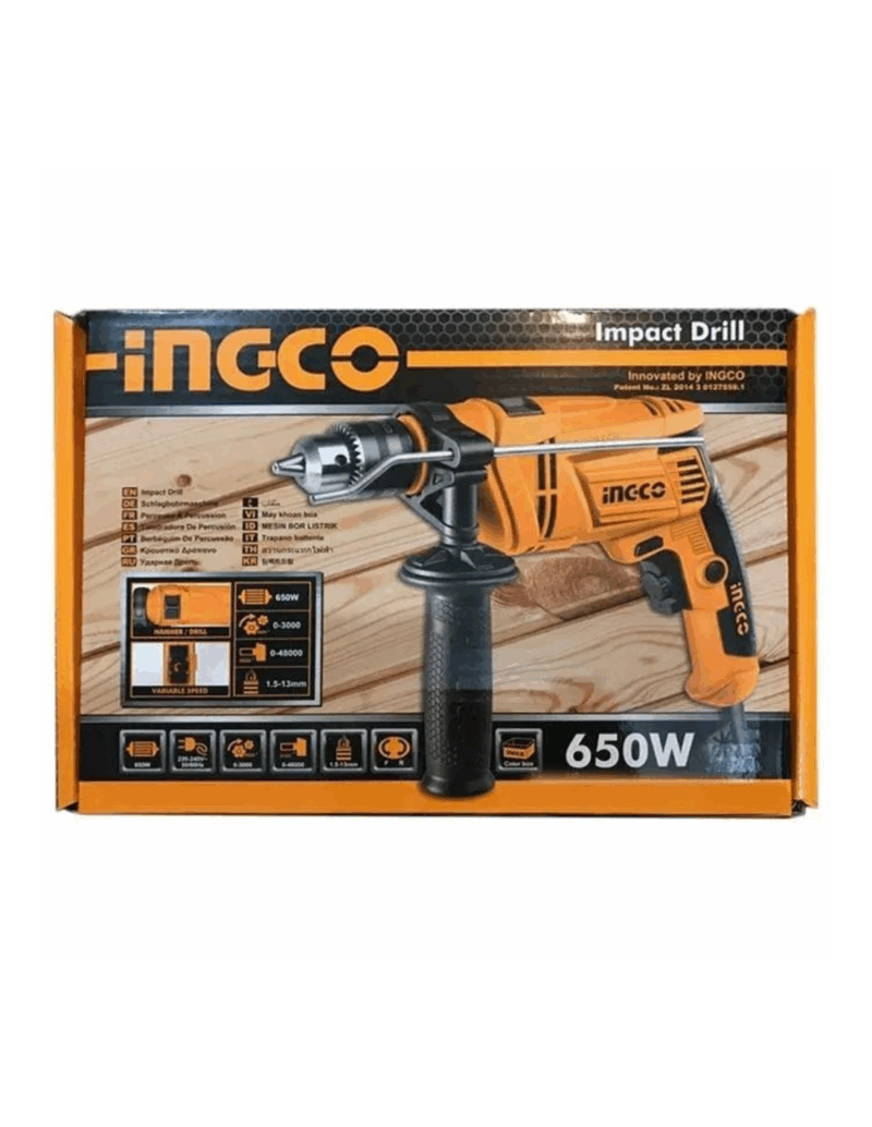 Trapano a percussione 650 Watt velocità variabile funzione martello - immagine 5