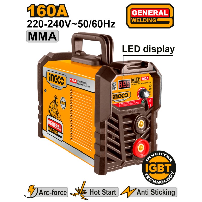 Saldatrice Inverter MMA 160A con Display